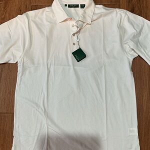 NWT - Bobby Jones Classic White Pima Polo Shirt - men’s large